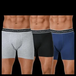 New Frank Dandy Organic Cotton Boxer 5-Pack Blue/Black/Grey Blå, Svart och Grå