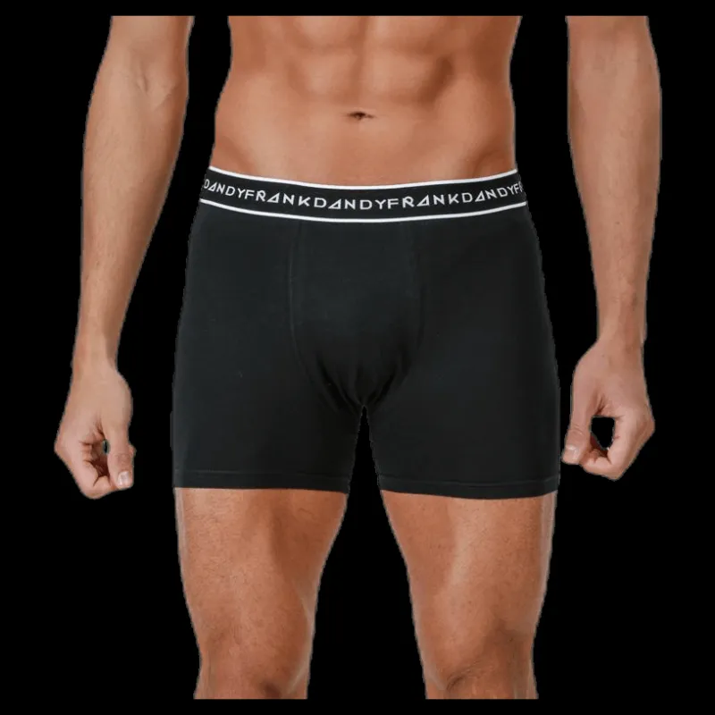 New Frank Dandy Organic Cotton Boxer 5-Pack Blue/Black/Grey Blå, Svart och Grå