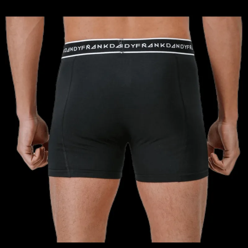 New Frank Dandy Organic Cotton Boxer 5-Pack Blue/Black/Grey Blå, Svart och Grå