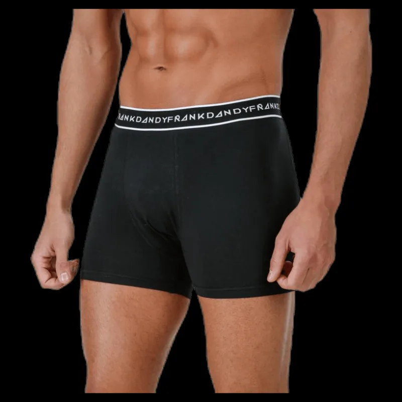 New Frank Dandy Organic Cotton Boxer 5-Pack Blue/Black/Grey Blå, Svart och Grå