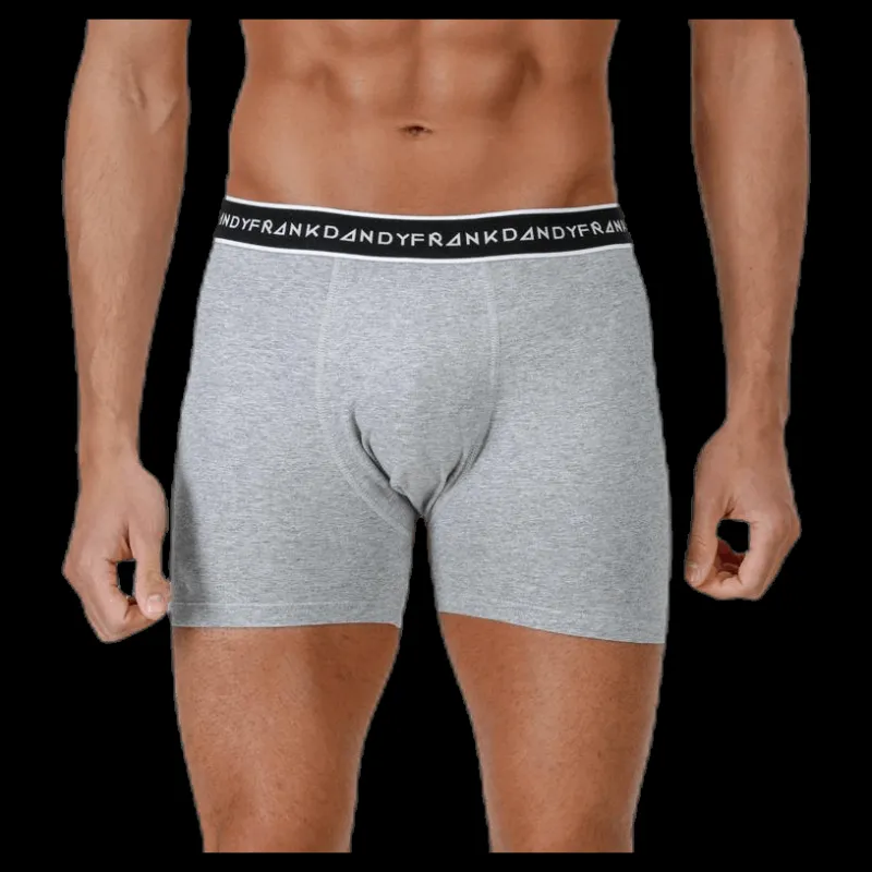 New Frank Dandy Organic Cotton Boxer 5-Pack Blue/Black/Grey Blå, Svart och Grå