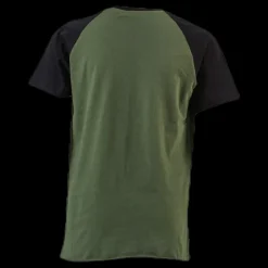 ColourWear Organic Rag Tee Youth Black/Green Svart och Grön