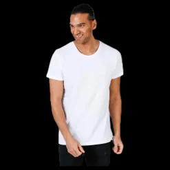 Online Resteröds Original R-Neck Tee No 3 White Vit