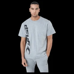 Discount GASP Original Tee Light Grey Melange Grå