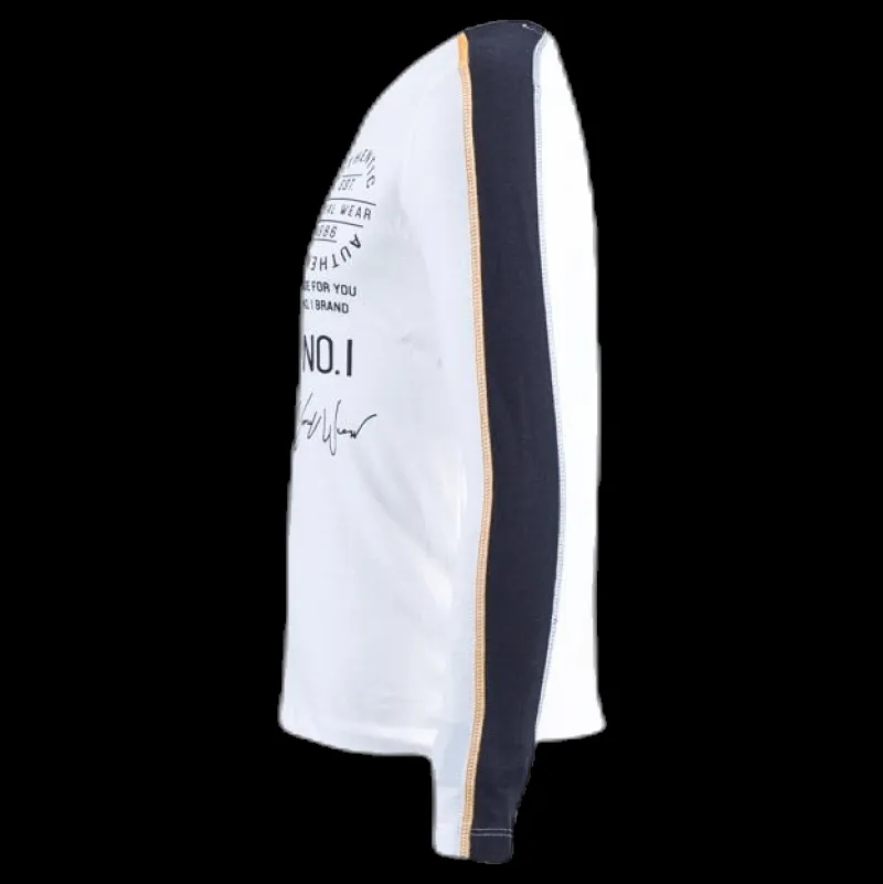 Name It Osmond Ls Top White Vit Hot