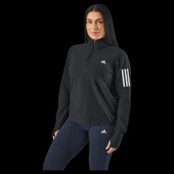adidas Otr 1/2 Zip W Black Blå Outlet