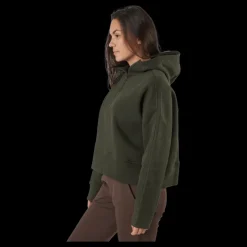 Clearance Casall Oversized Zip Hood Forest Green Grön