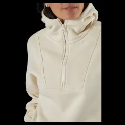 Casall Oversized Zip Hood Light Sand Beige Discount