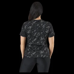adidas Own the Run Camo Running T-Shirt Black Svart Outlet