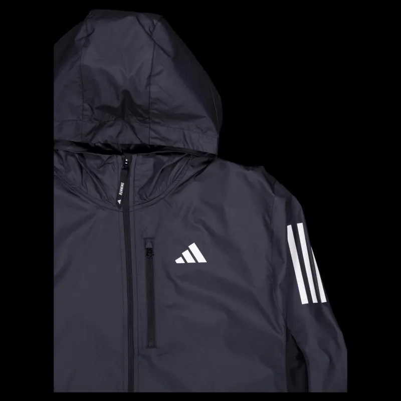 adidas Own the Run Jacket Black Blå New