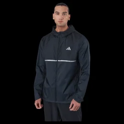 adidas Own the Run Jacket Black Blå