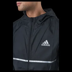 Clearance adidas Own The Run Jkt Black/reflective Silver Svart