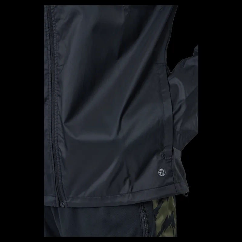 Clearance adidas Own The Run Jkt Black/reflective Silver Svart