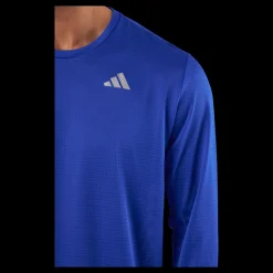 New adidas Own the Run Long-Sleeve Top Lucblu Blå