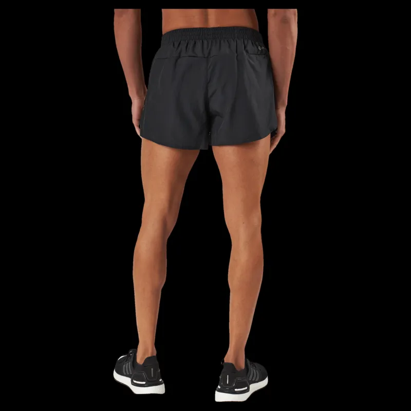 Best adidas Own the Run Split Shorts Black Svart