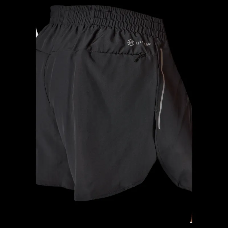 Best adidas Own the Run Split Shorts Black Svart