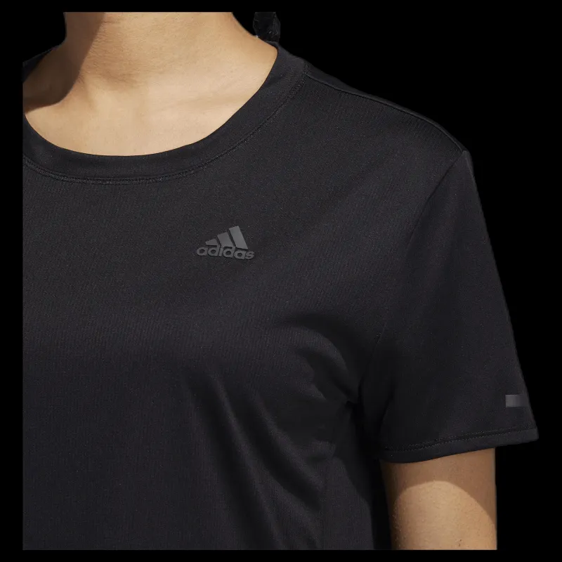 adidas Own The Run Tee Black Svart Clearance
