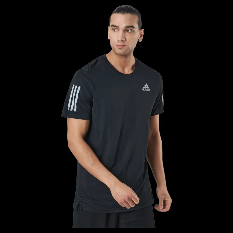 adidas Own the Run Tee Black Svart Discount