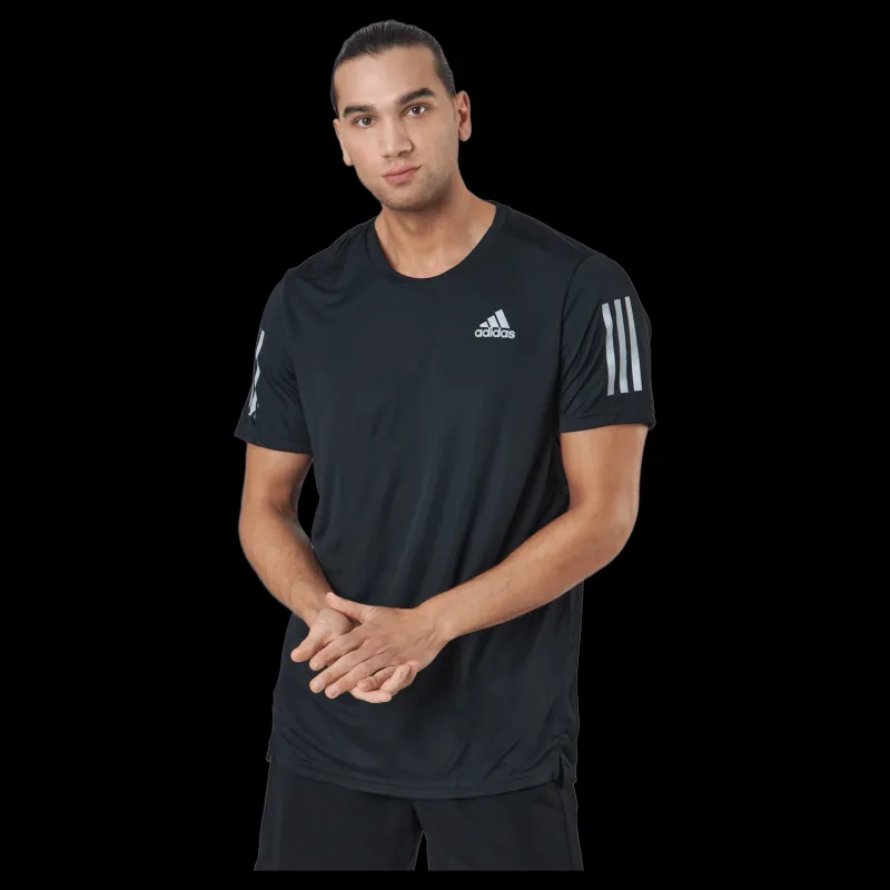 adidas Own the Run Tee Black Svart Discount