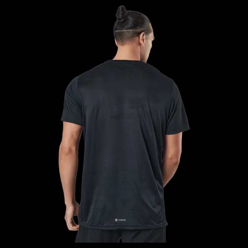 adidas Own the Run Tee Black Svart Discount