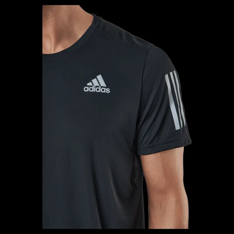 adidas Own the Run Tee Black Svart Discount