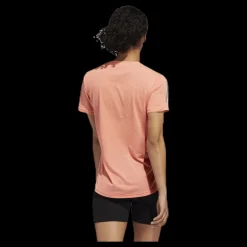 Discount adidas Own the Run Tee Orange/Pink Rosa