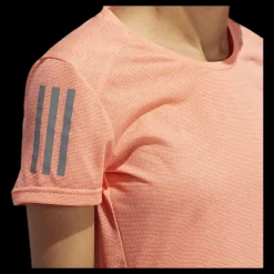 Discount adidas Own the Run Tee Orange/Pink Rosa