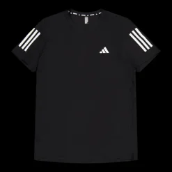 Discount adidas Own the Run T-Shirt Black Svart