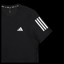Discount adidas Own the Run T-Shirt Black Svart