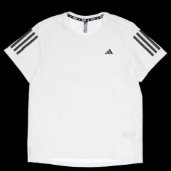 Outlet adidas Own The Run T-Shirt White Vit
