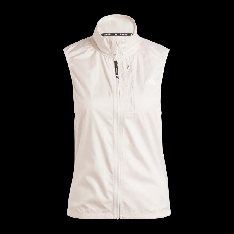 Online adidas Own the Run Vest Putty Mauve Vit