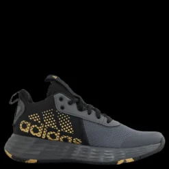 adidas Ownthegame 2.0 Shoes Grey Five / Matte Gold / Core Black Svart