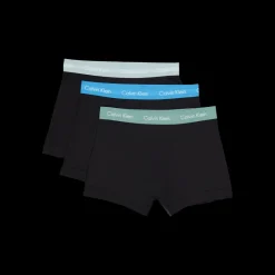 Calvin Klein 3p Trunk B- Vivid Bl, Arona, Sageb Grn Svart Clearance