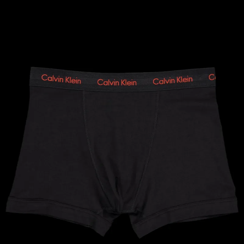 Calvin Klein 3p Trunk Black Svart
