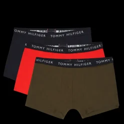 Discount Tommy Hilfiger 3p Trunk Des Skyy/acid Orng/army Gree Blå