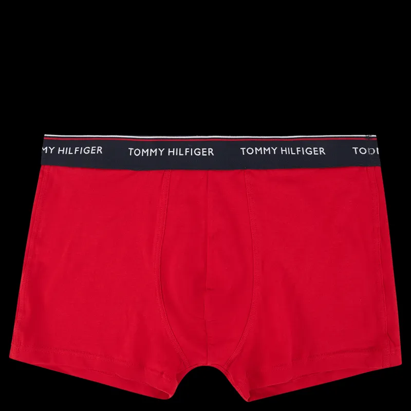 Tommy Hilfiger 3p Trunk Desert Sky/terrain/primary Red Röd Outlet
