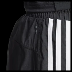 adidas Pacer Training 3-Stripes Woven High-Rise Shorts Black / White Svart Hot