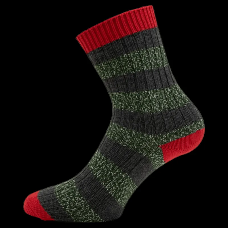 Outlet Norfolk 2-Pack Basic Socks - Mario Green Grön