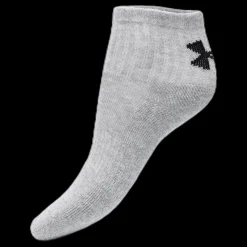 Outlet Under Armour 6-Pack Charged Cotton Kids White/Black/Grey Vit, Svart och Grå
