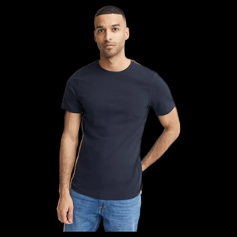 Bread & Boxers 2-pack Crew Neck Tee Blå Discount