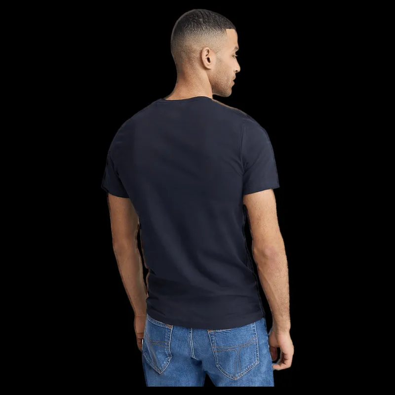 Bread & Boxers 2-pack Crew Neck Tee Blå Discount