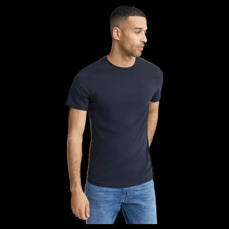 Bread & Boxers 2-pack Crew Neck Tee Blå Discount