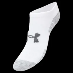 Hot Under Armour 3-Pack Heatgear No Show Jr White Vit