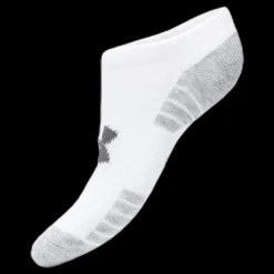 Hot Under Armour 3-Pack Heatgear No Show Jr White Vit