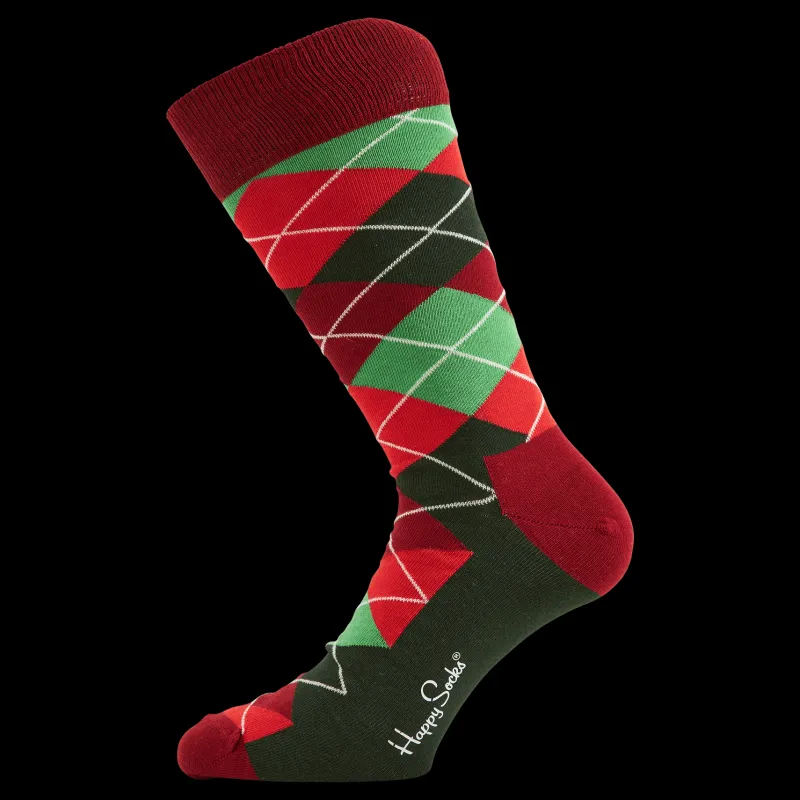 Happy Socks 4-pack Holiday Classics Gift S Medium Red Röd Clearance