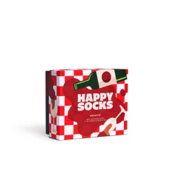 Happy Socks 2-pack Wine Gift Set Blue Blå
