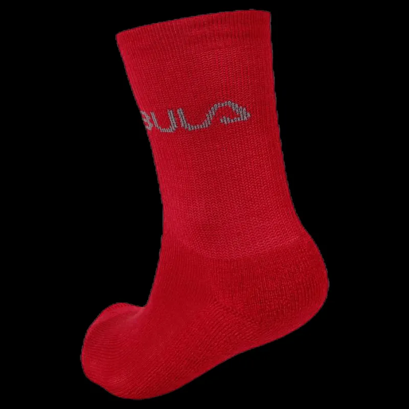 Clearance Bula 2-Pack Wool Socks Jr Pink/Black Rosa och Svart