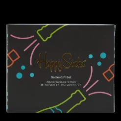 Hot Happy Socks 2-pack You Did It Socks Gift S 6500 Svart