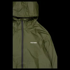 Best Tretorn Packable Rainbreaker Set Forest Green Svart