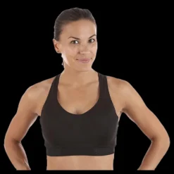Stay in place Pad Sports Bra A/B Black Svart Best